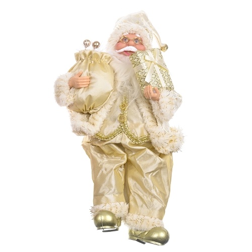 Christmas Decorations Xmas Santa Plush Doll Sitting / Standing Posture Ornaments Gifts Shop Hotel Home Festival Decor