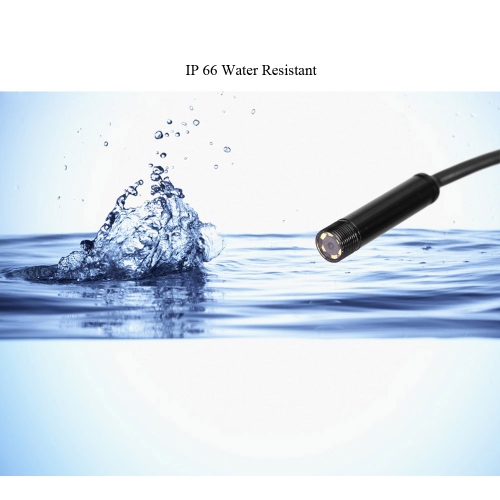 

10M Line 6 LED USB Water Resistant Endoscope Borescope 1300000 Pixel 7MM Mini Snake Inspection Video Camera with Adjustable Bright