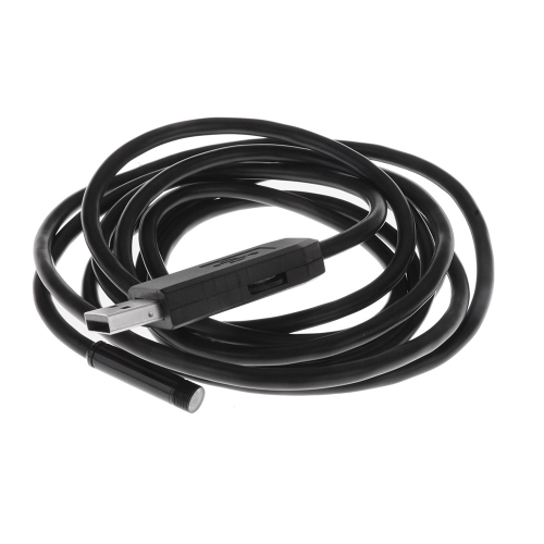 

2M Line 6 LED USB Water Resistant Endoscope Borescope 7MM Mini Snake Inspection Video Camera with Adjustable Brightness for Windows