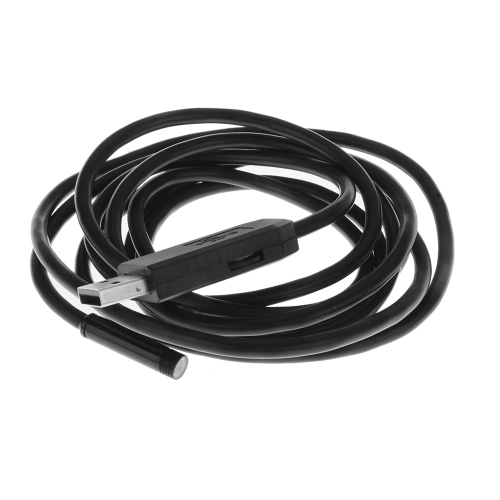 2M Linie 6 LED USB wasserdicht Endoskop Borescope 7MM Mini Schlange Video Inspektionskamera mit einstellbarer Helligkeit für Windows