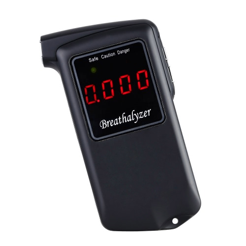 KKmoon AT-858 Digitale Atem Alkohol Tester Alkoholtester mit Hintergrundbeleuchtung Breathalyzer Treibende Essentials