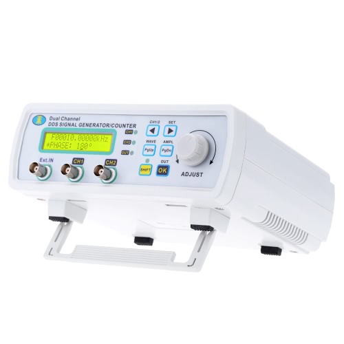 High Precision Digital DDS Dual-channel Signal Source Generator Arbitrary Waveform Frequency Meter 200MSa/s 6MHz