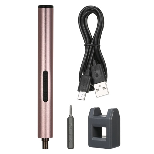 Mini Electric Power Cordless Precision Screwdriver Rechargeable Portable DC3.6V Lightweight Dual Power Electrical Screw Driver for Computer Mobile Phone Camera Repairing