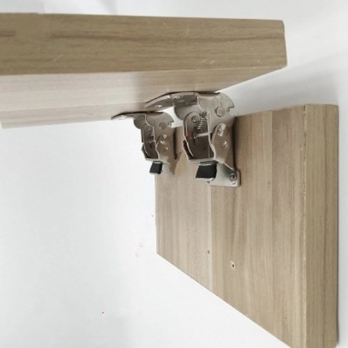 

90 Degrees Self-locking Folding Hinge Dining Table Lift Support Connection Cabinet Hinges Furniture Hardware Accessories