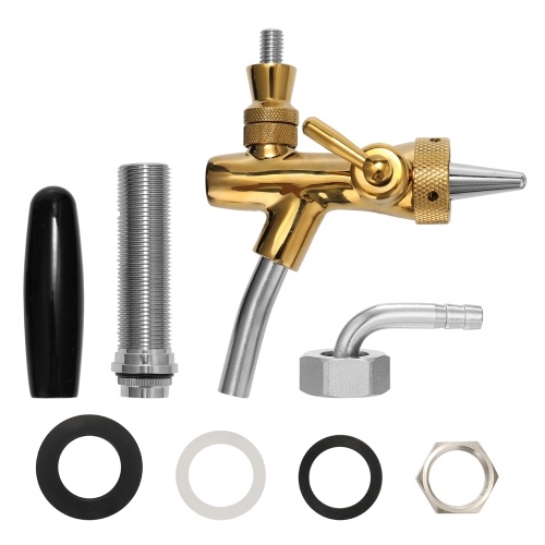 

Beer Tap Stopsock Adjustable With Chrome Plating Beer Home Brewing With Ball Lock