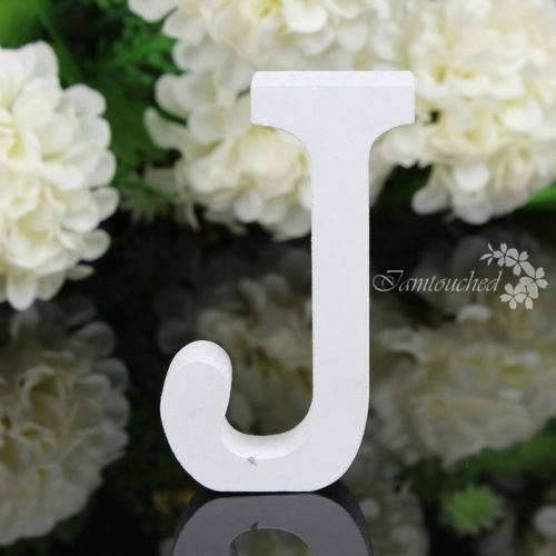 

A-Z Wedding Supply Wooden Freestanding Letters 26 Alphabet Christmas Party Decor(J)