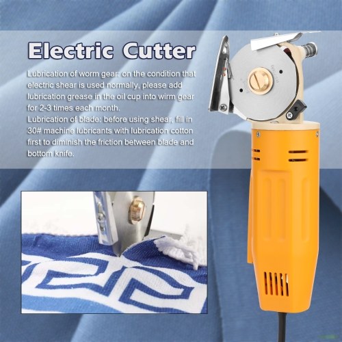 

WD-2 Handheld Portable Minishear 70mm Round Blade Electric Cloth Cutter Fabric Cutting Machine