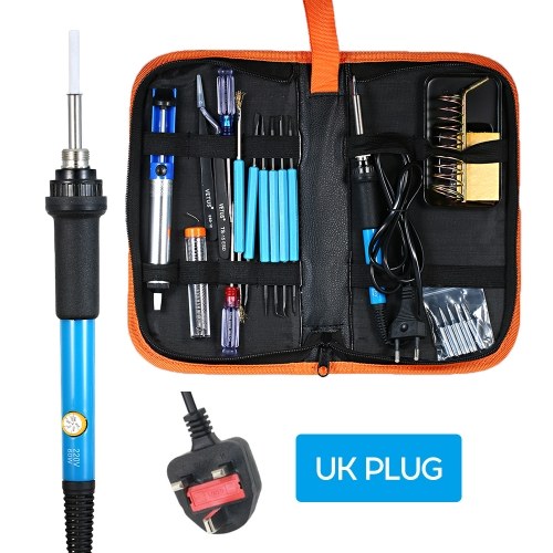 20Pcs Electronic Soldering Iron Kit with Adjustable Temperature Electronic Repair Tools