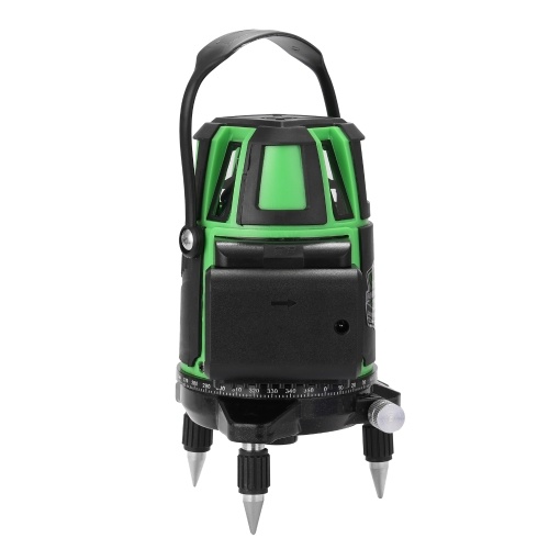 

Multifunction 2° Automatic Self-leveling 5 Lines Laser Level Measurement Tool with Vertical Horitical Oblique Straight Line