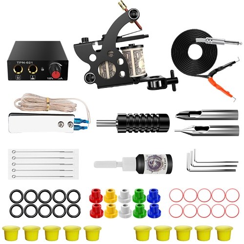 

Comprehensive Professional Liner and Shader Tattoo Machine Set for Tattoo Artists Beginner