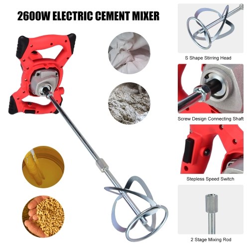 

A C 110 V 2600W Electric Cement Mixer Industrial Agitator