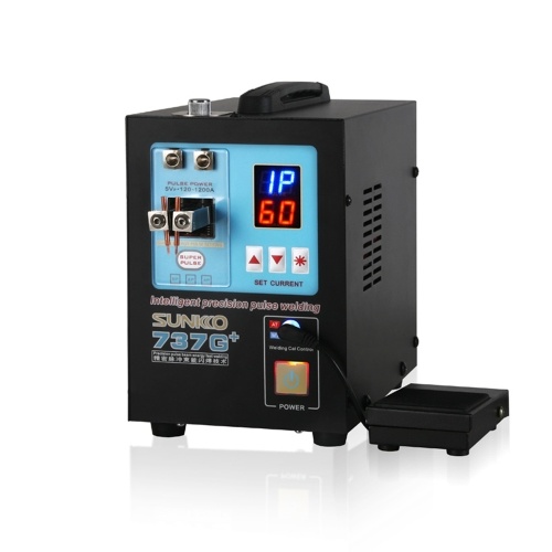

Automatic Spot Big Power Dual Mode 1200A Pulse Current Mobile Pulse Welding Pen Spot Welding Machine SUNKKO 737G+