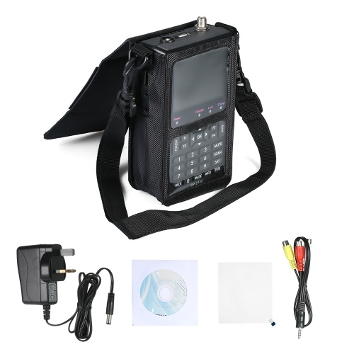 

SATLINK SP-2100 Digital Satellite Finder Signal Finder Satellite Searching Meter Digital Satellite Signal Finder Meter with Carrying Pouch and Strap
