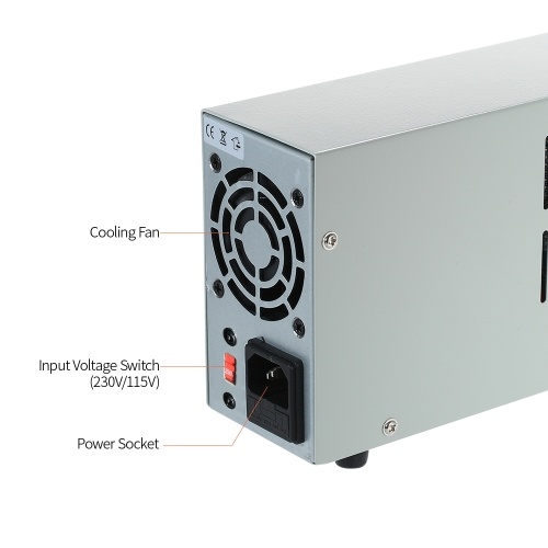 

WANPTEK NPS306W 0-30V 0-6A Switching DC Power Supply 3 Digits Display LED High Precision Adjustable Mini Power Supply AC 115V/230V 50/60Hz Voltage & Current Regulated Dual Output