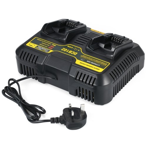 

Сменное зарядное устройство DCB102 для DEWALT DCB102 Зарядная станция MAX Jobsite с 20 вольт Два порта USB Зарядное устройство для аккумуляторов Dewalt Инструменты