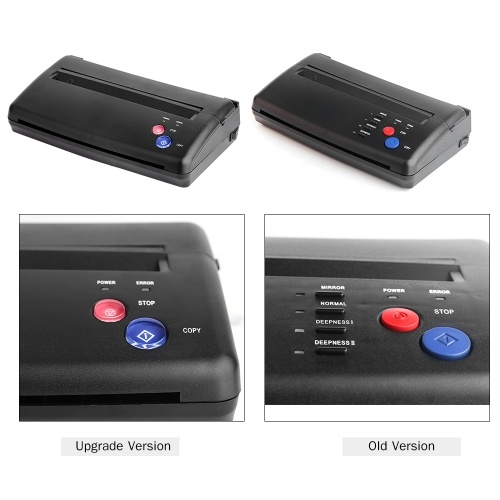 

Stencil Machine Tattoo Transfer Machine Printer Drawing Thermal Stencil Maker Copier for Tattoo Transfer Paper Supply UK Plug（old and upgrade version send randomly）