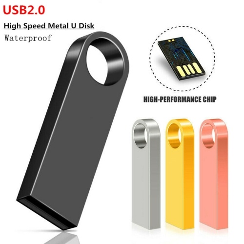 

Металлическое кольцо USB 2.0 Флэш-накопитель Memory Stick Ручка-накопитель на клавиатуре с большим пальцем из лота Розовое золото 32 ГБ