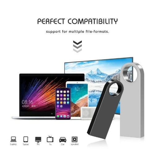 

Металлическое кольцо USB 2.0 Флэш-накопитель Memory Stick Ручка-накопитель на клавишах с изображением большого пальца ПК много Розовое золото 4 ГБ