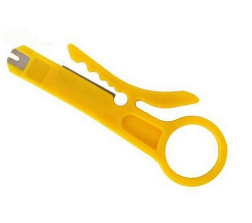 

Functional Strip Data Cable Terminates Wire Punch Down Cutter Stripper Home Tool