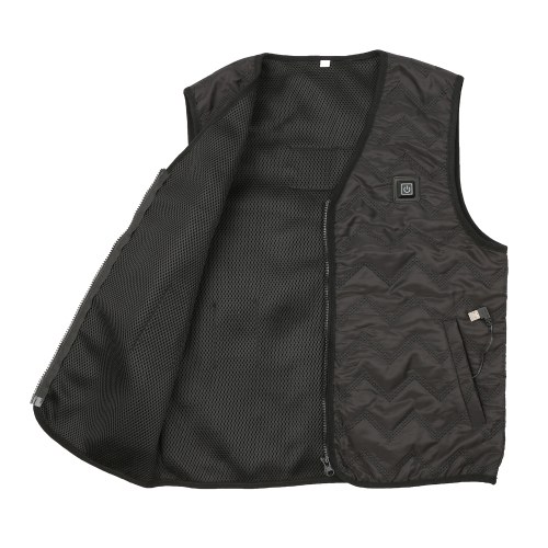 

Heated Vest Rechargeable Intelligent Thermostat Vest V Collar Neck Waterproof Washable Auto Regulate Heated Winter Vest Unisex