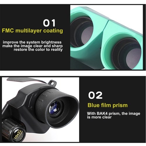 

Children's Outdoor Binoculars, Beginner Binoculars ,Mini Portable,Binoculars for Kids Gifts for 3-12 Years Boys Girls