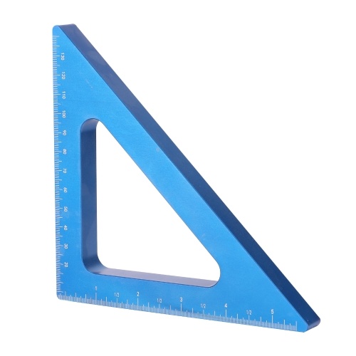 Woodworking Triangles Ruler Aluminum Alloy Height Ruler Metric Inch Height Ruler Woodworking Square Measuring Tools Kit