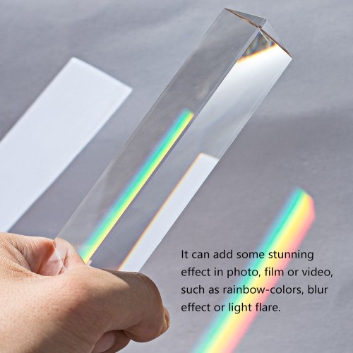 

2PCS Photography Prism Set Camera Foreground Magnifying Blur Filter 60mm Crystal Ball Prism and 130mm Triangular Prism with 1/4'' Thread