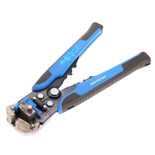 Meterk Multifunctional Automatic Adjustable Cable Wire Stripper Cutter Crimping Tool Peeling Pliers