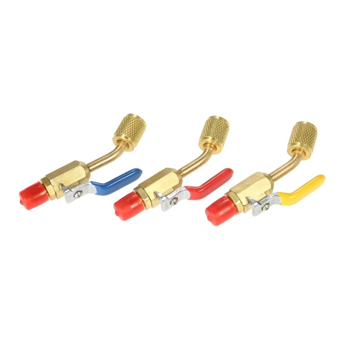 

Хладагент 1PC Color Coded R410A R134A Запорный клапан для шлангов для охлаждения хладагента HVAC