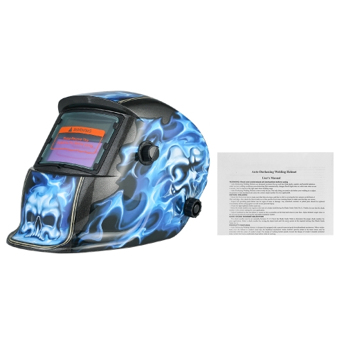

Industrial Welding Helmet Solar Power Auto Darkening Welding Helmet TIG MIG with Adjustable Head Band