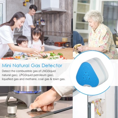 

Mini Natural Gas Detector Combustible Gas Leakage Alarm Monitor Sniffer