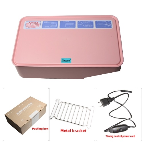 Household UV Sterilizer Box LED UV Light Disinfect Box High-Power UV Tube 99.9% Sterilizing Rate Mask Sanitizer Cleaner Multi-function Germicidal Box