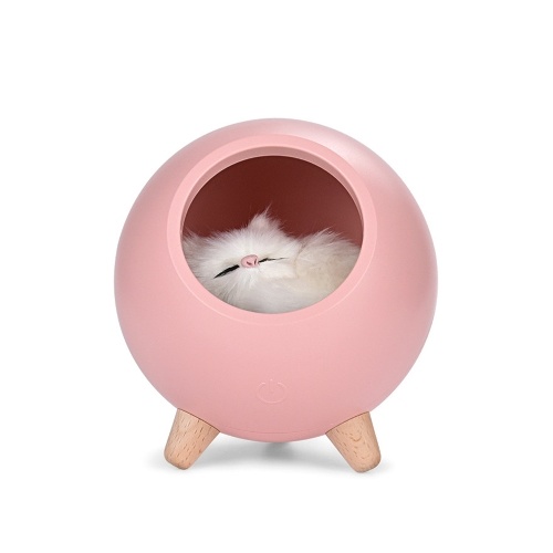 Mini Pet House Night Light Lampada da tavolo dimmerabile USB portatile Lampada da decorazione per cameretta per bambini