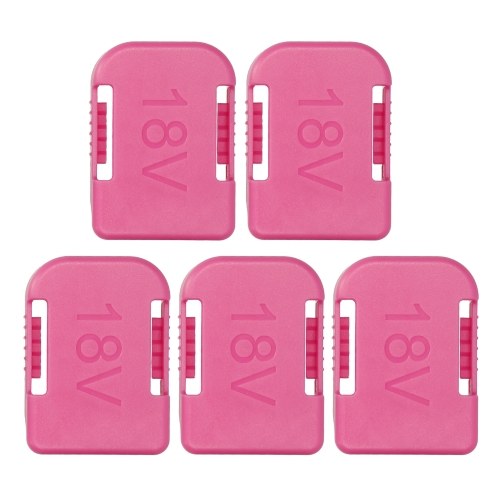 

KKmoon 5pcs Lithium-Ion Batteries Storage Bracket Dedicated Battery Clip Battery Mount Dock Holder Replacement for Bo-sch BAT622 BAT609 18V Battery MAK BL1860B BL1850B BL1860 BL1850 18V Battery