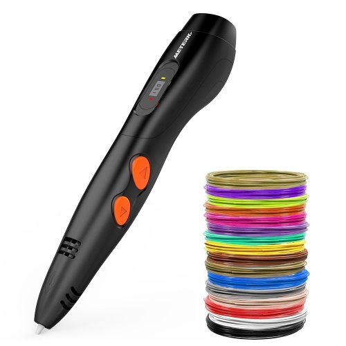 Meterk penna di stampa 3D intelligente Doodler Pen con display LCD 16 cicli di 1,75 millimetri Filamento ricarica lavorando con ABS PLA filamento per bambini Art Craft disegno regalo fai da te