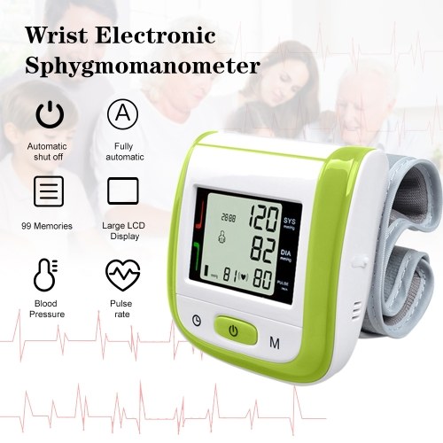

Wrist Electronic Sphygmomanometer Automatic Wrist Blood Pressure Meter