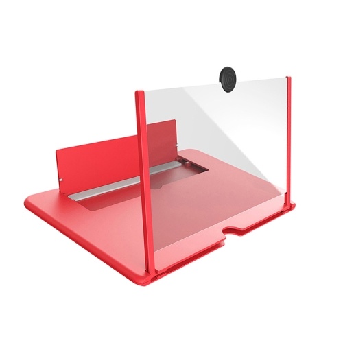 Pulling Type Mobile Phone Screen Amplifier 3D Effect Large Screen with Desk Holder Phone Screen Magnifying Folding for Movie Game