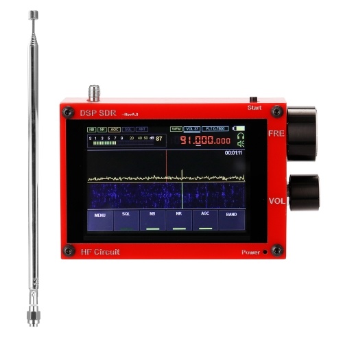50kHz-200MHz 3.5 Inch Touching IPS Display Screen SDR Receiver HAM Software Defined Radios Malachite DSP Software Defined Radio