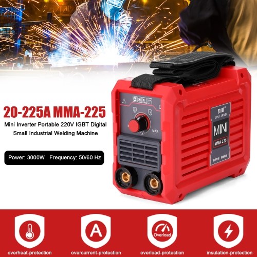 

20-225A MMA-225 Electric Welding Machine Household Mini Inverter Portable 220 V IGBT Small Industrial Welding Machine