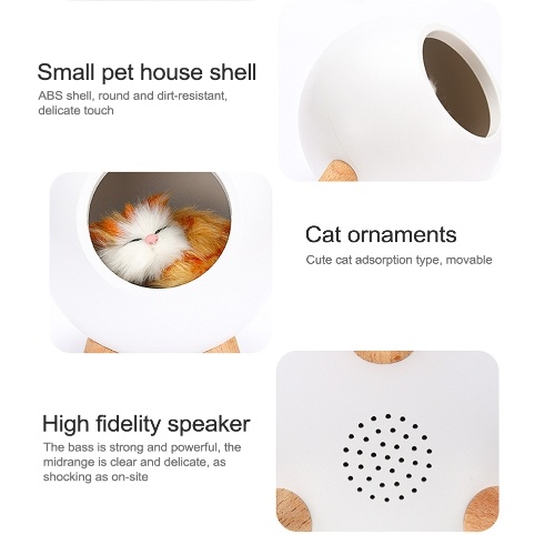 

Mini Pet House Night Light Portable USB Dimming Table Lamp Kids Baby Bedroom Decoration Light
