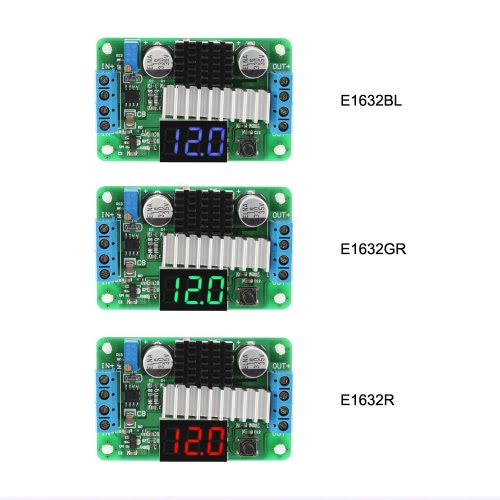 

Цифровой DC-DC 3.5-30V 100W Повышение Повышающий конвертер Модуль источника питания Светодиодный дисплей Вольтметр