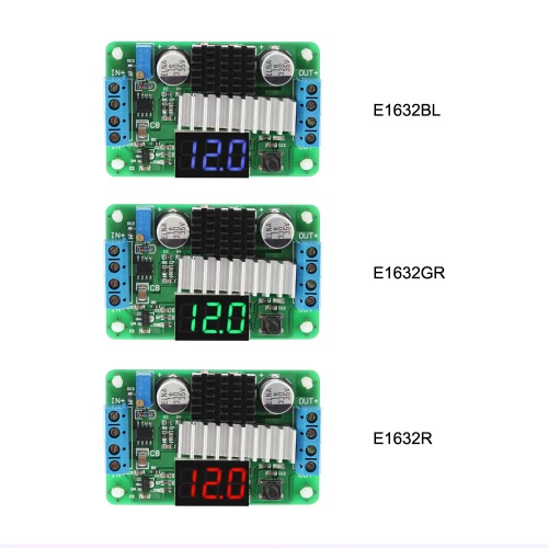 

Digital DC-DC 3.5-30V 100W Boost Step-up Module Converter Power Supply LED Voltmeter Display