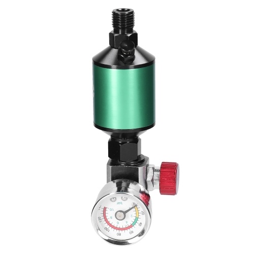 

Aluminum Sprayer Regulator Gauge with Air-Filter Set Paint-Spray Filtering Tool Regulators In-Line Water Trap Oil-water Separator