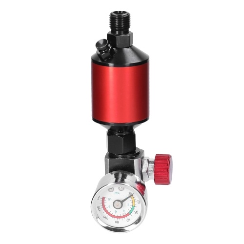 

Aluminum Sprayer Regulator Gauge with Air-Filter Set Paint-Spray Filtering Tool Regulators In-Line Water Trap Oil-water Separator