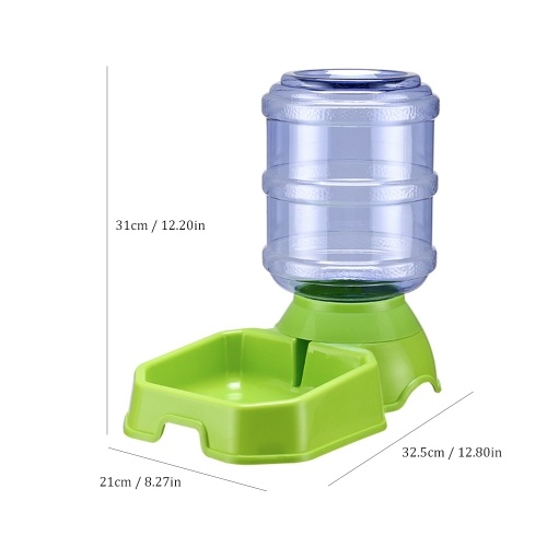 

Automatic Pet Water Feeder 3.8L Gravity Dog Cat Water Dispenser Auto Water Feeding Pet Bowl for Small Medium Dogs Cats