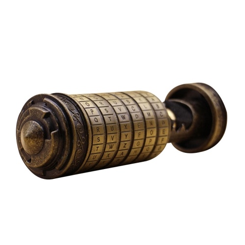 

Retro Birthday Valentine Gift Box Cylinder Lockbox Alphabet Code Locks
