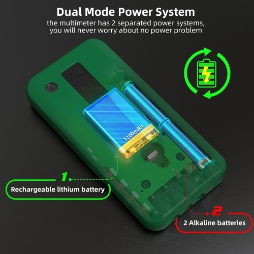 BSIDE 4in1 Digital Multimeter Infrared Thermometer Electric Test Pen Circuit Analyzer Detector 3.5inch LCD Color Display 