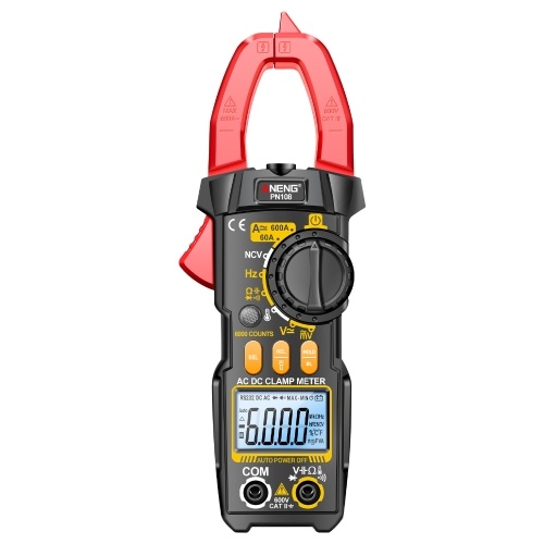 ANENG PN108 Digital Clamp Meter Voltage Current Tester Professional 6000 Counts Multimeter with LCD Display Diode Temperature Hz Ohm Capacitance Tester 
