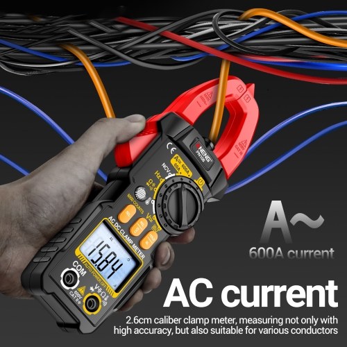 ANENG PN108 Digital Clamp Meter Voltage Current Tester Professional 6000 Counts Multimeter with LCD Display Diode Temperature Hz Ohm Capacitance Tester 