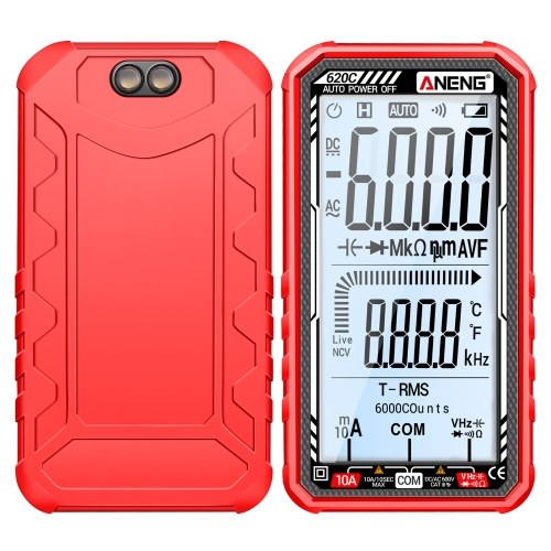 ANENG 620C Digital Multimeter 6000 Counts Transistor Testers True RMS Auto Electrical Capacitance Meter AC/DC Ammeter Voltmeter 